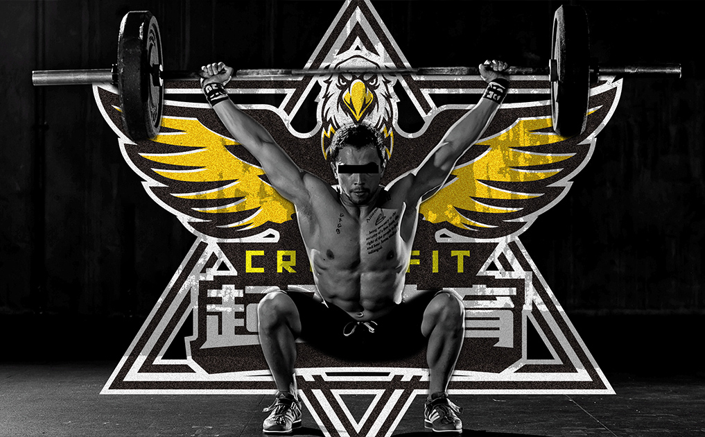 运动健身标志设计-锦上设计案例