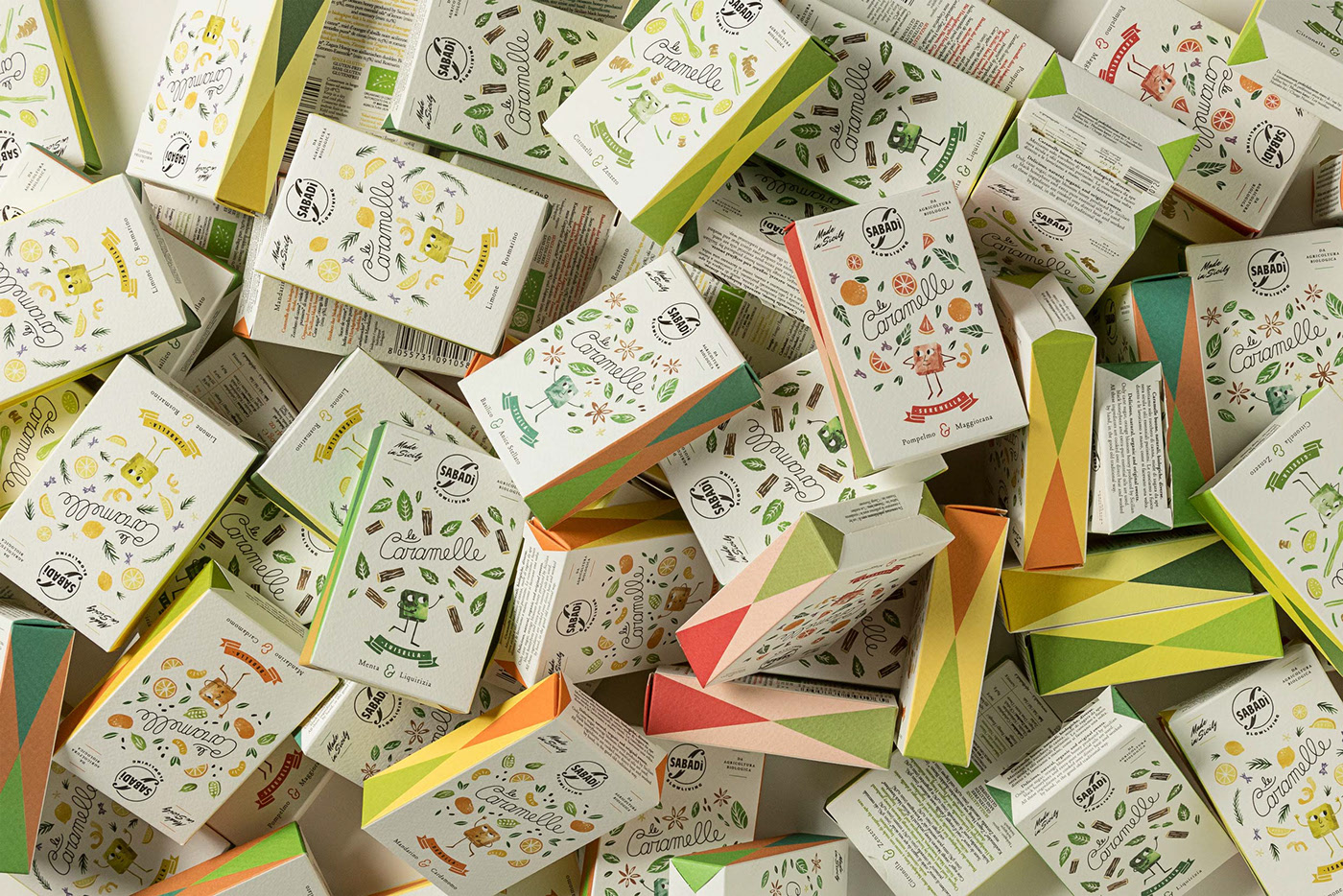 插画风格糖果包装设计-锦上设计分享