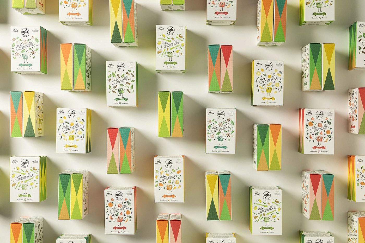 插画风格糖果包装设计-锦上设计分享