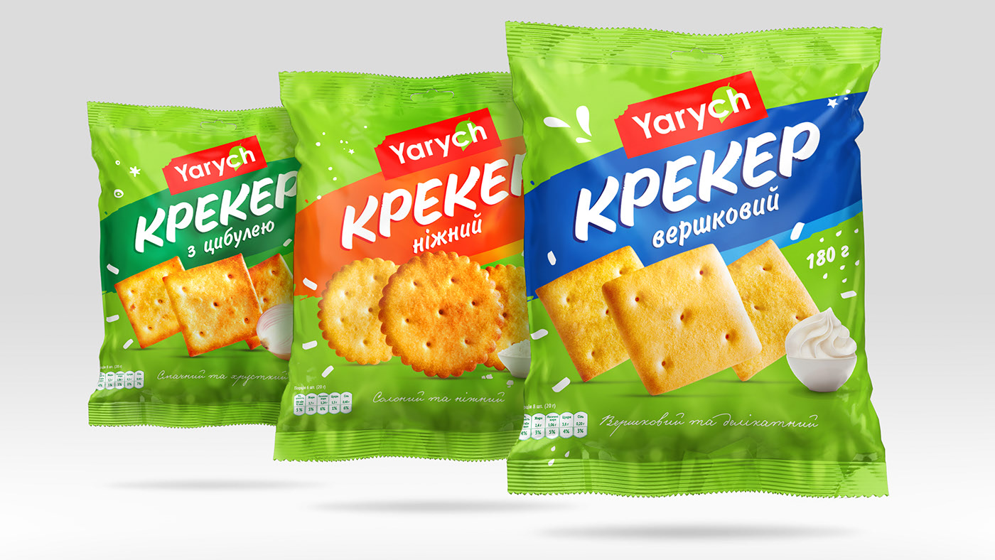 Cracker饼干包装设计欣赏-锦上设计分享