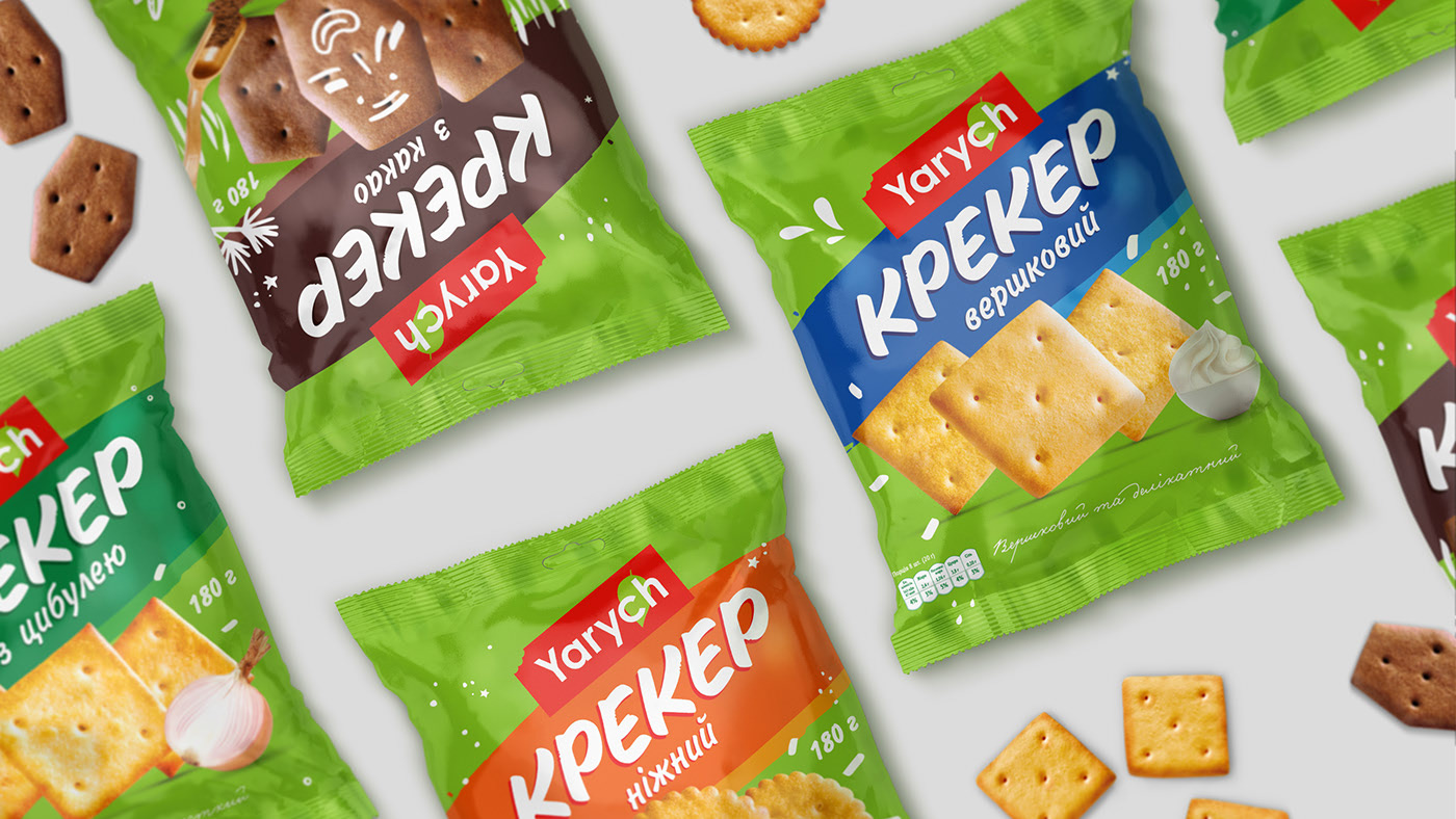 Cracker饼干包装设计欣赏-锦上设计分享