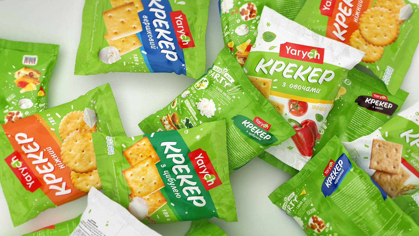 Cracker饼干包装设计欣赏-锦上设计分享