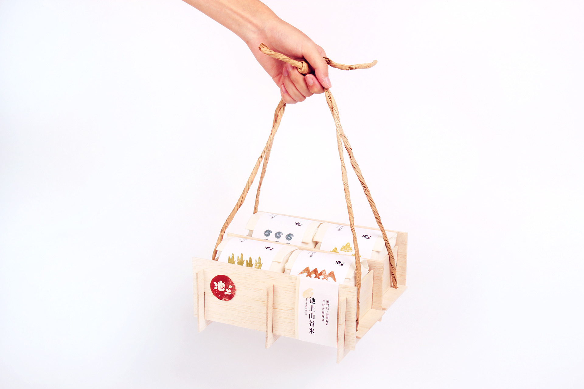 池上山谷米概念包装设计