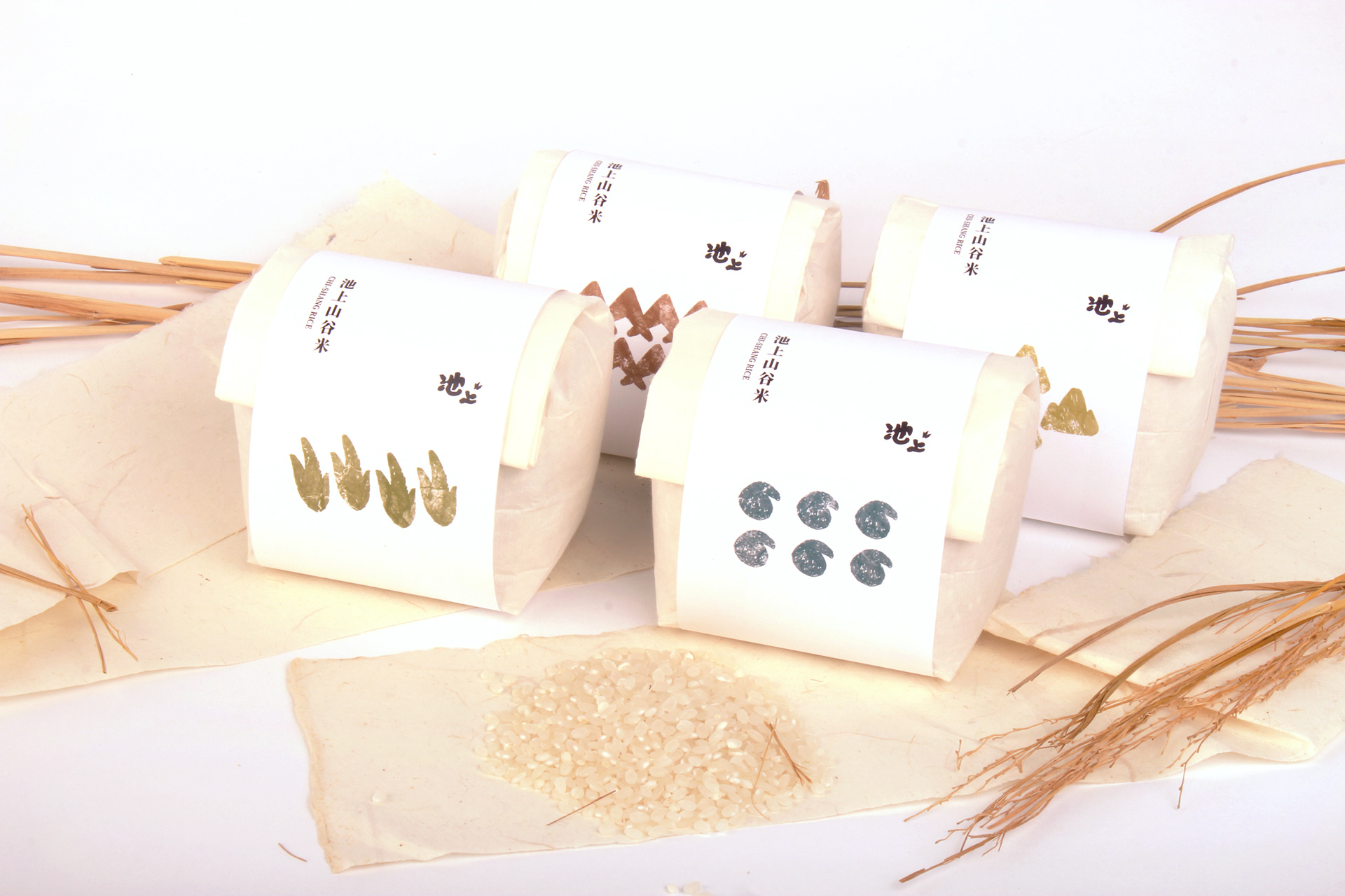 池上山谷米概念包装设计