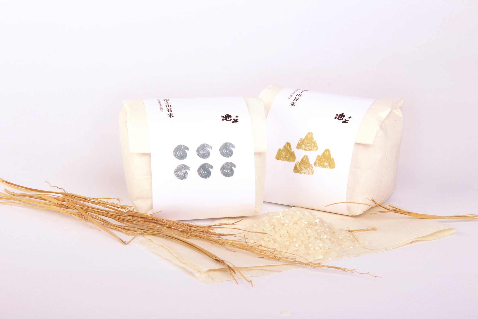 池上山谷米概念包装设计