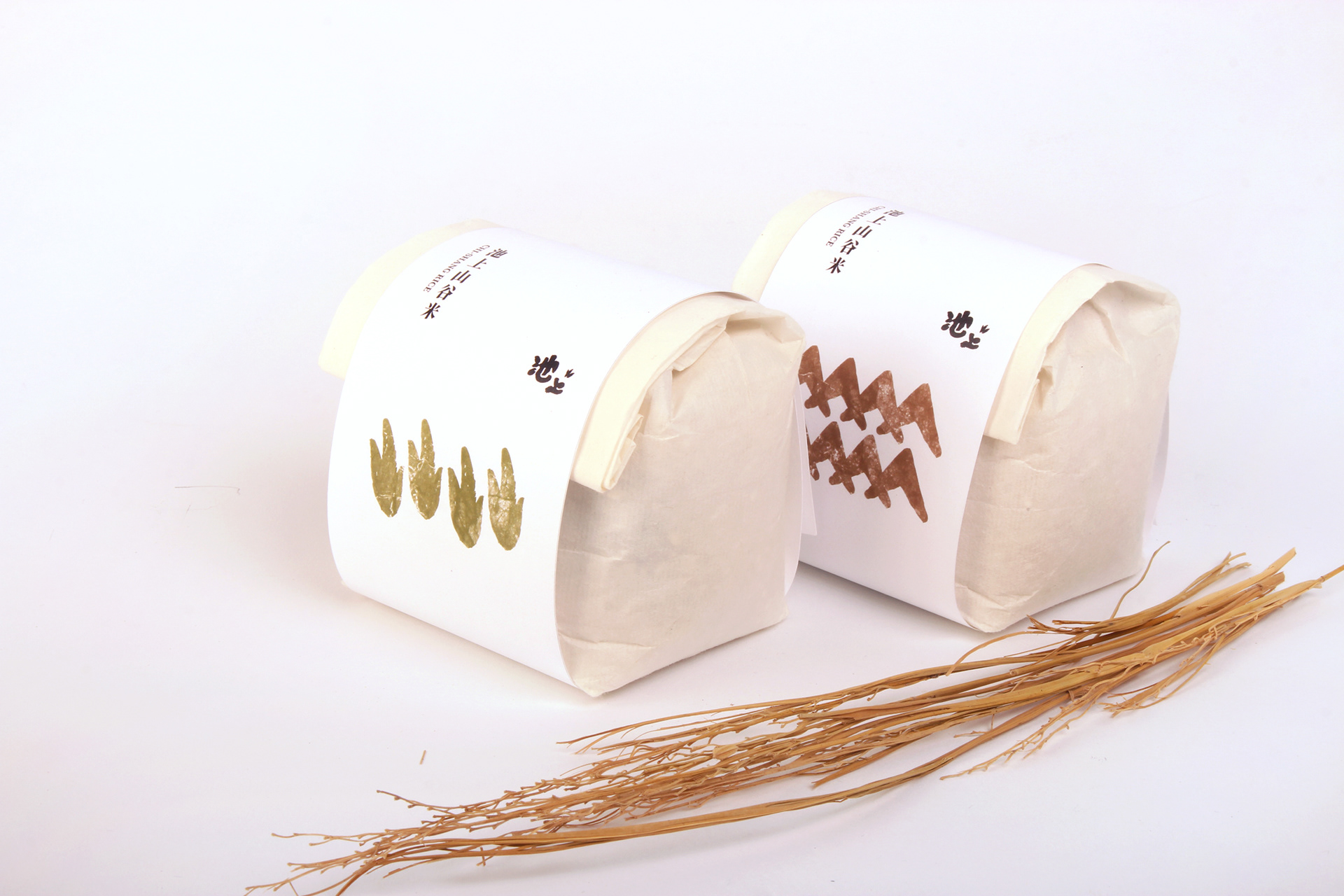 池上山谷米概念包装设计
